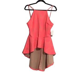 Charlotte Russe Pink Lace Top